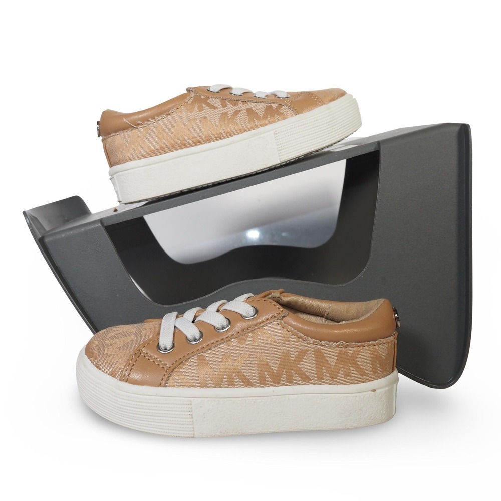 Michael Kors MK Oake 2 Signature Sneakers Tan Toddler 5‎